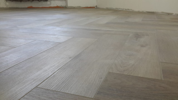 Кварцвиниловая плитка (Елочка) Alpine Floor PARQUET LIGHT ECO 13-5 Дуб Натуральный отбеленный